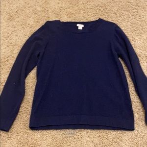 Navy Blue Jcrew Sweater.